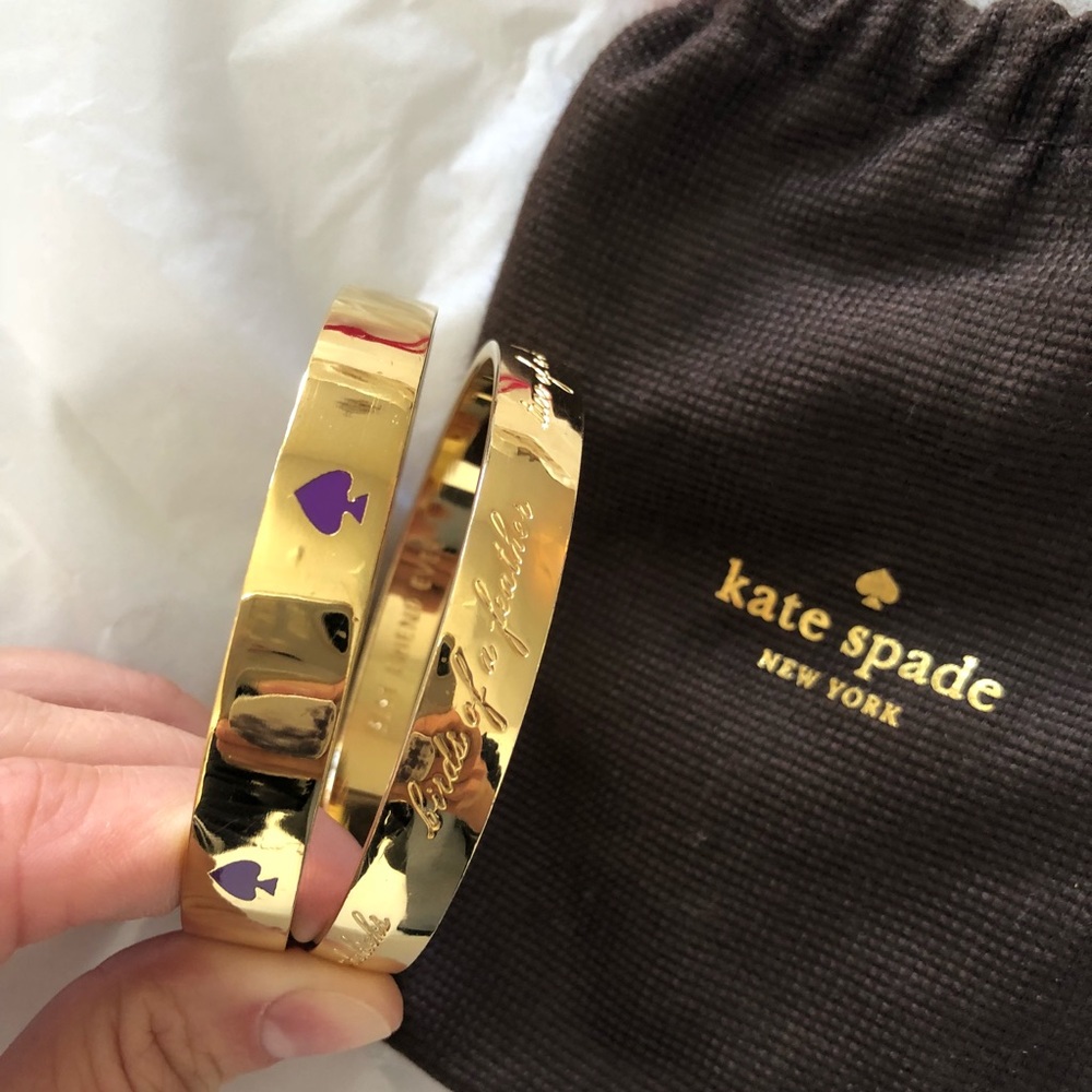 Kate Spade Gold Bangle Bracelets Set